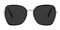Kama Black Polygon TR90 Sunglasses