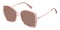 Kama Pink Polygon TR90 Sunglasses