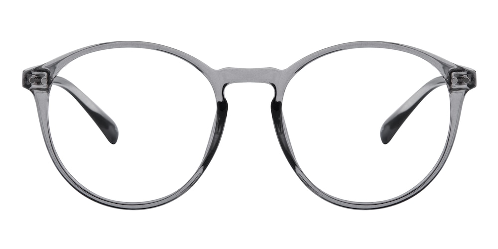 LaSalle Gray Round TR90 Eyeglasses