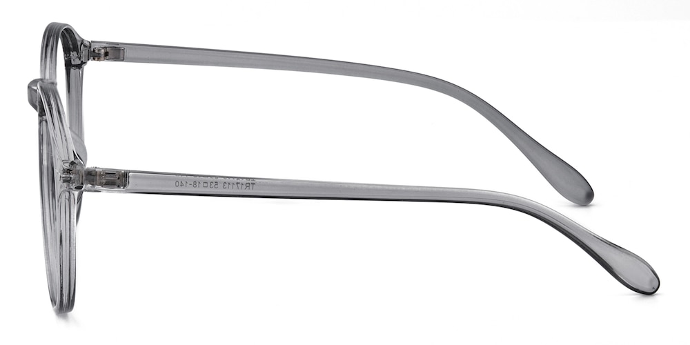 LaSalle Gray Round TR90 Eyeglasses