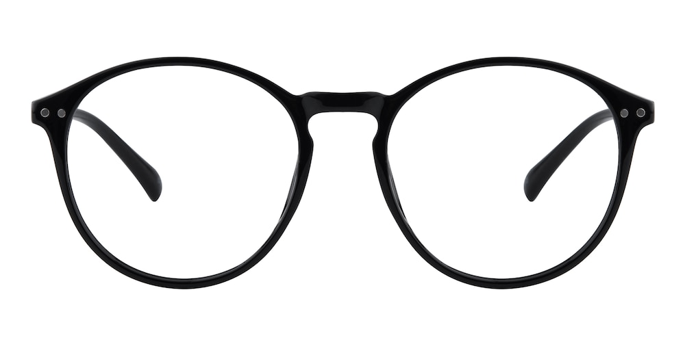 LaSalle Black Round TR90 Eyeglasses
