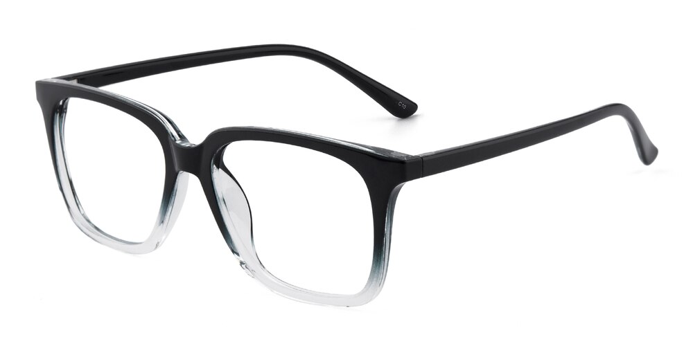 Rosemont Black/Crystal Square TR90 Eyeglasses