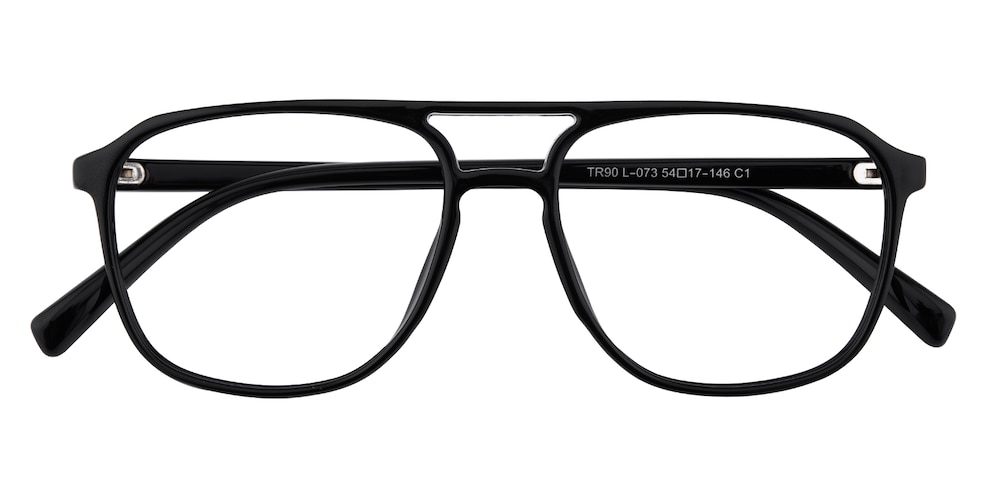 Oak Black Aviator TR90 Eyeglasses