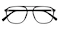 Oak Black Aviator TR90 Eyeglasses