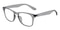 Elmhurst Gray Oval TR90 Eyeglasses