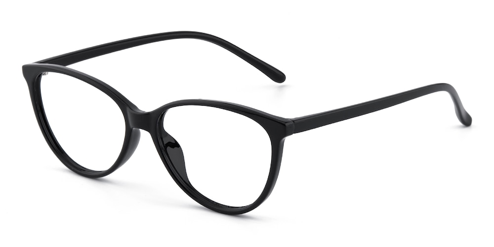 Eden Black Cat Eye TR90 Eyeglasses