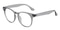 Bensenville Gray Round TR90 Eyeglasses