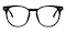 Bensenville Black Round TR90 Eyeglasses