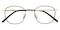 EauClaire Tortoise/Golden Oval Titanium Eyeglasses
