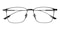 Spokane Gunmetal Rectangle Titanium Eyeglasses
