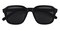 Concord Black Horn Plastic Sunglasses