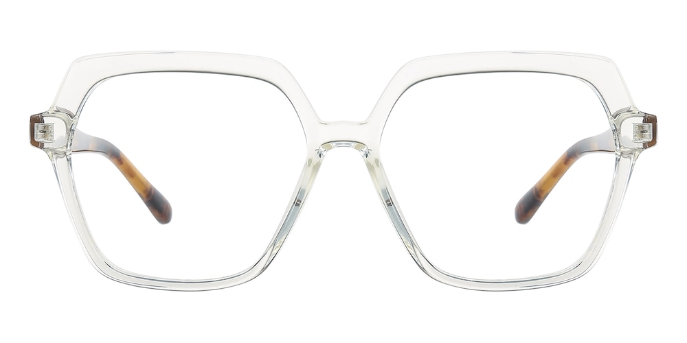 Irvine Crystal/Tortoise Polygon TR90 Eyeglasses