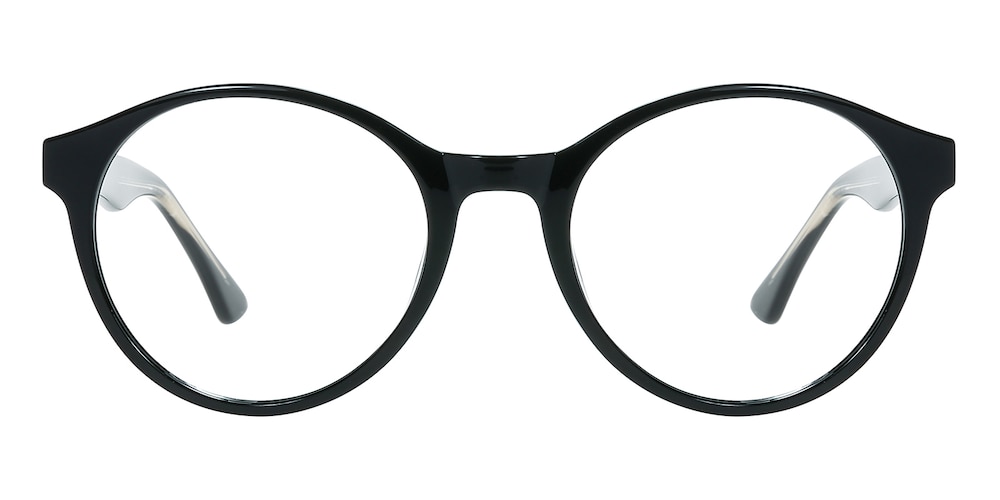 Americus Black Round TR90 Eyeglasses