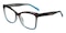 Waycross Gray/Blue Oval TR90 Eyeglasses