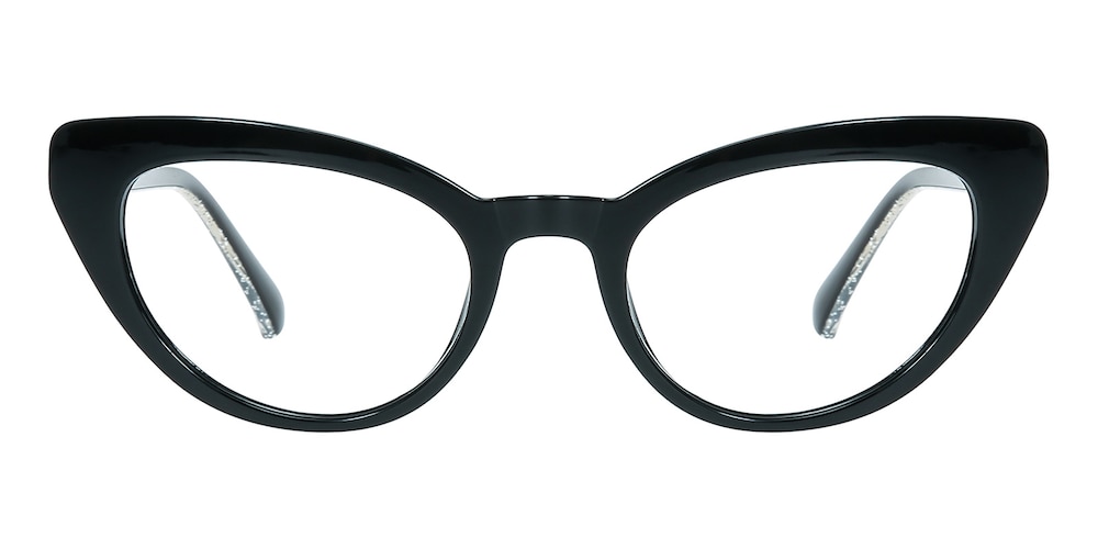 Jessica Black Cat Eye TR90 Eyeglasses