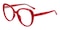 Julia Red Cat Eye TR90 Eyeglasses