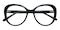 Julia Black Cat Eye TR90 Eyeglasses