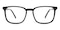 Clarence Brown Rectangle Acetate Eyeglasses