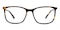 Dallas Tortoise Rectangle Acetate Eyeglasses
