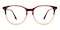 Ames Tortoise/Brown Round Acetate Eyeglasses