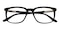 Traverse Black Rectangle Acetate Eyeglasses