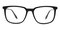 Traverse Black Rectangle Acetate Eyeglasses