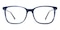 Albany Blue Rectangle Acetate Eyeglasses