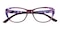 Astrid Purple Cat Eye Plastic Eyeglasses