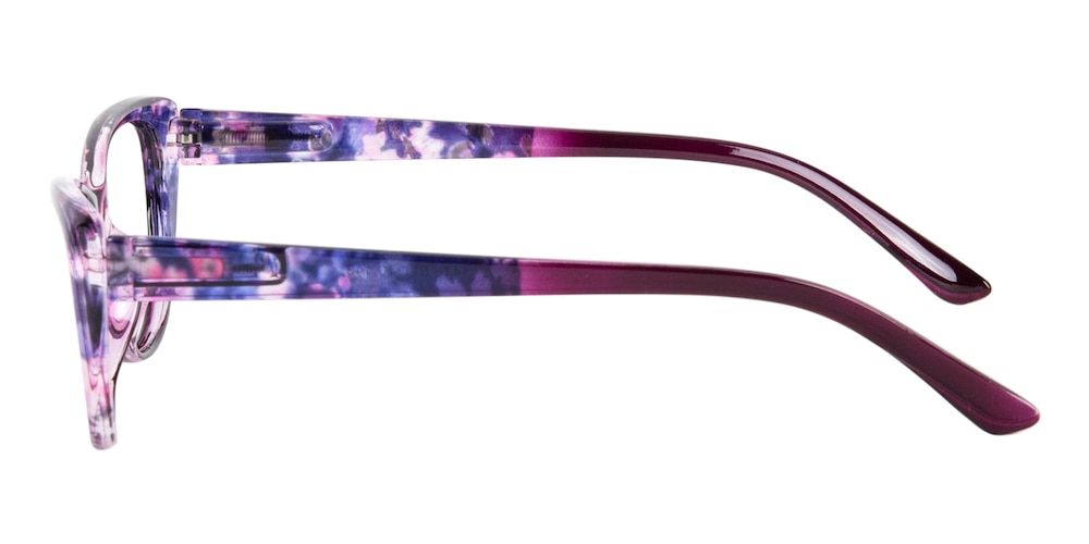 Astrid Purple Cat Eye Plastic Eyeglasses