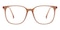 Gulfport Brown/Golden Square TR90 Eyeglasses