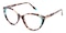 Prima Tortoise/Cyan Cat Eye Acetate Eyeglasses