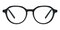 Frederick Black Polygon Acetate Eyeglasses