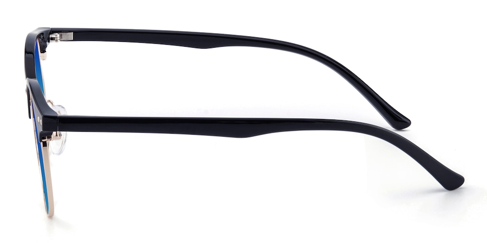 Dodge Black/Golden Browline TR90 Sunglasses