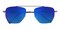 Johnson Gunmetal Aviator Stainless Steel Sunglasses