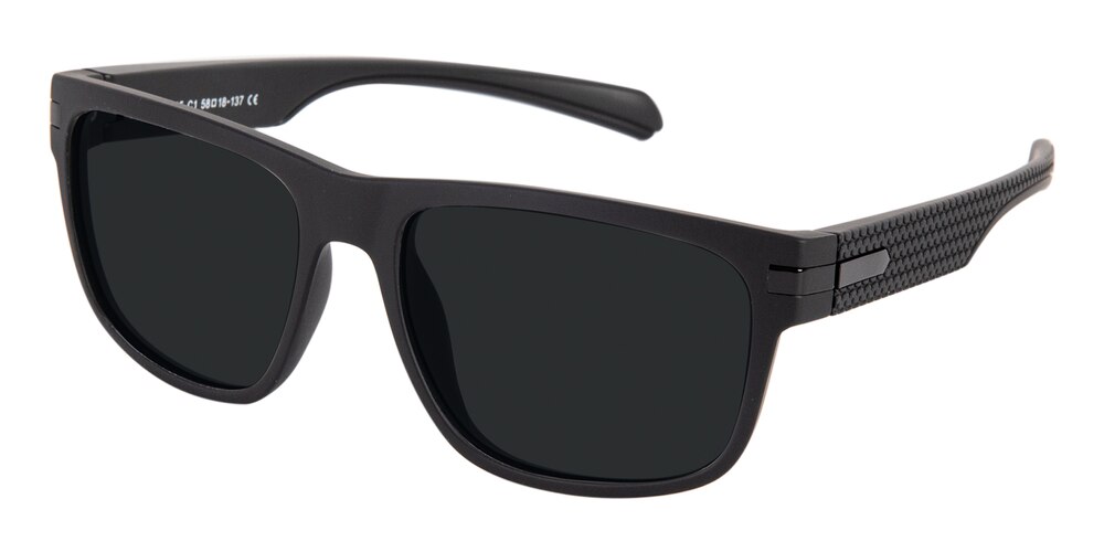 Ian Black Rectangle TR90 Sunglasses