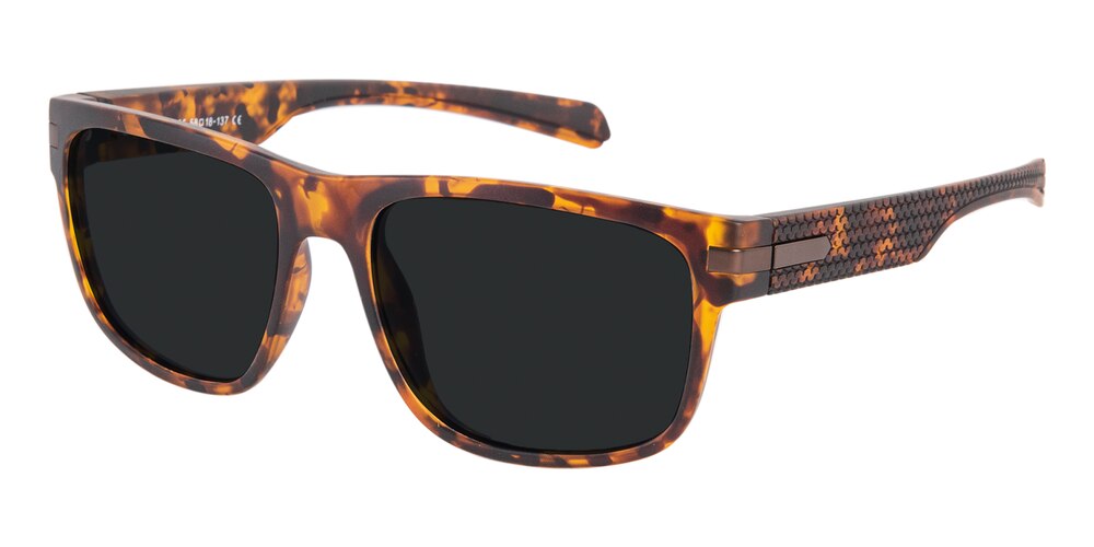 Ian Tortoise Rectangle TR90 Sunglasses