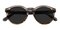 Rapids Gray/Brown Round Acetate Sunglasses