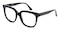 Rockville Black Square Acetate Eyeglasses