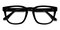 Pittsfield Black Square Acetate Eyeglasses