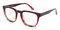 Pittsfield Red Tortoise Square Acetate Eyeglasses