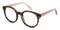 Worcester Tortoise/Pink Round Acetate Eyeglasses
