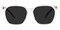 Evanston Crystal Square TR90 Sunglasses