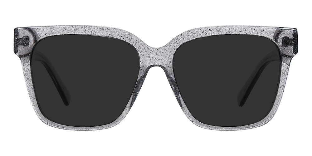 Anaheim Gray Square Acetate Sunglasses