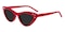 Ivy Red Cat Eye Acetate Sunglasses