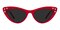 Ivy Red Cat Eye Acetate Sunglasses