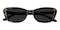 Fernando Black Cat Eye TR90 Sunglasses