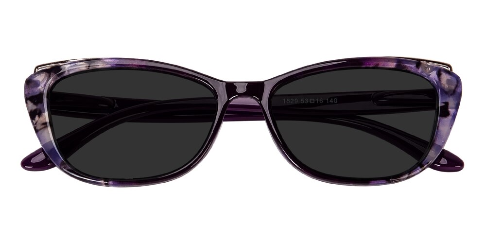 Fernando Purple Cat Eye TR90 Sunglasses