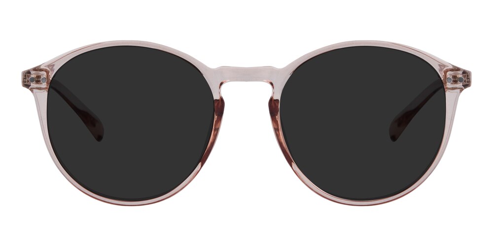 Newman Brown Round TR90 Sunglasses