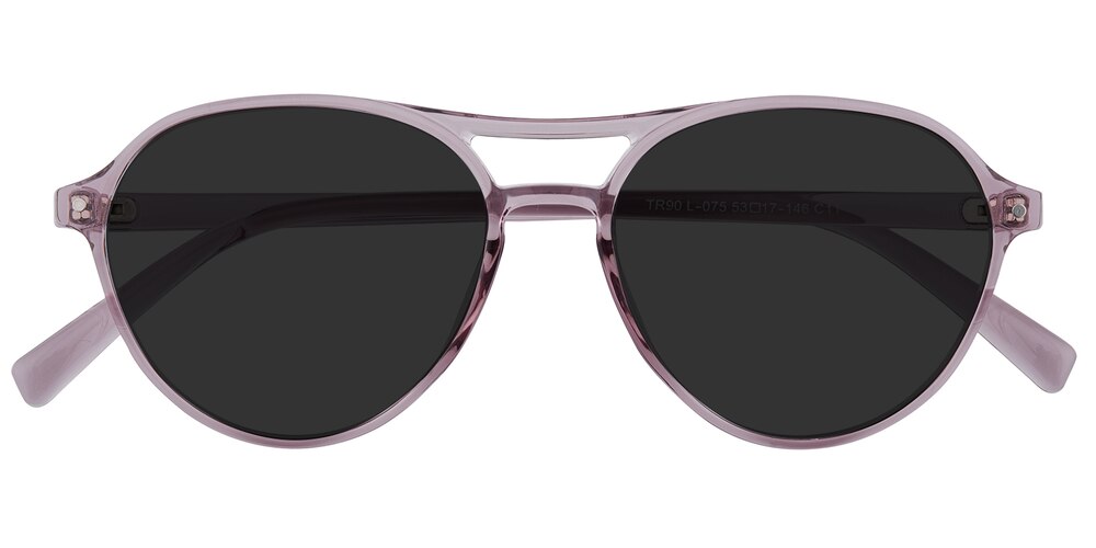 Harriet Purple Aviator TR90 Sunglasses