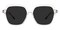 Spring Crystal/Tortoise Polygon TR90 Sunglasses